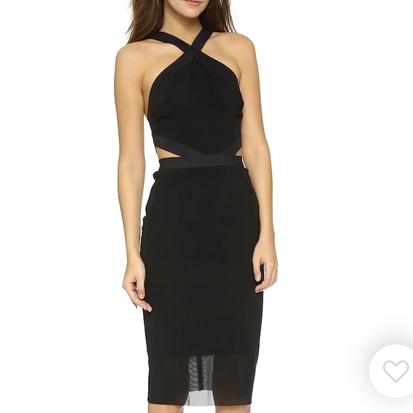 Bec & Bridge Parallel Halter Dress, Size 2 - Picture 2 of 11